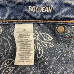 American Eagle 2000s  Ripped Distressed Medium Wash Boy Jean SZ 4 Photo 5