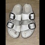 Birkenstock  White Sandals Made In Germany‎ 38 US7 Photo 2