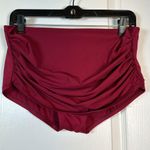 MiracleSuit 3 PIECE Cherry Red Surplice Hibiscus Tankini & 2 Bottoms SZ 10 36DD Photo 12