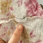 Old Navy  Tank Top Women Medium Linen Blend Multicolor Floral Knotted Strap Flowy Photo 4