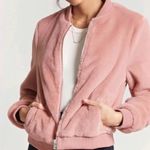 Forever 21 Pink Faux Fur Bomber Jacket Photo 0
