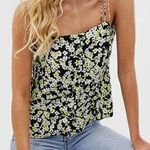 & Other Stories NWT & Other Stories Cami Top Floral Print In Yellow Summer Beach Size 2 Photo 0
