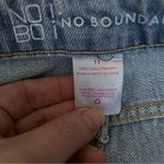No Boundaries  Jeans Juniors Sz 11 High Rise Distressed Light Wash Stretch Ankle Photo 10