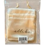 Ettika  Crystal Drop Necklace 14K Gold Plated Dainty Teardrop Pendant NEW NWT Photo 4