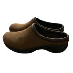 Merrell  MOC ortholite brown suede slip on clogs size 9 Photo 1