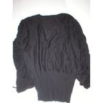 Missoni NWT Designer M Womens 10 Sweater 46 Black Cashmere Silk New Ruched Top Photo 1