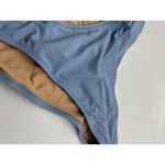 J.Crew NWT Baby Blue Cross Front Cheeky Bikini Bottom Size Small Photo 2