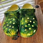 Tropical Platform Womens 4 Crocs Green Crocs Platform Crocs Rare Leaf S Photo 9