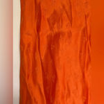 ZARA  orange satin mini skirt sz XS Photo 4