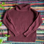 Athleta Maroon Breckenridge Knit Sweater Size 4 Photo 1