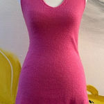 Princess Polly  hot pink sweater mini dress.  Size XS/S. Photo 0