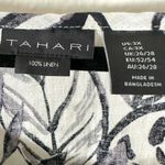 Tahari  Linen Tropical Floral Tunic Top Size 3X Plus Coastal Beach Resort Photo 6