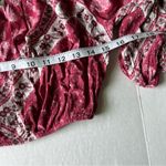 Show Me Your Mumu  Lima off to shoulder top size small raspberry pink red white Photo 10