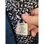 Skies Are Blue  Blazer Jacket‎ Women Size Small Blue Open Front Ruched 3/4 Sleeve Photo 8