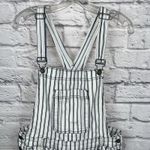 Judy Blue Women's Pinstripe White Boyfriend Casual Statement Overalls Size XL Photo 3