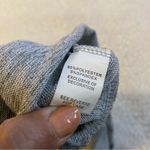 Moral Fiber  crop Top with hoodie Gray XL Lace up Front Low Front Long Back. Photo 4