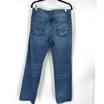 7 For All Mankind Women's Straight Austyn Jeans Blue Denim Medium Wash Size 30 Photo 3