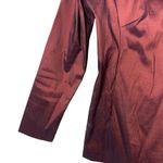Vintage Dawn Joy Fashions metallic maroon blazer‎ Size 4 Photo 4