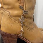 Frye 1971 Vintage  Leather Heeled fringe Cowboy Western
Boots size… Photo 8