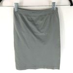 Free People Intimately Pencil Skirt Pull On Knit Stretch Gray XS/S Photo 0