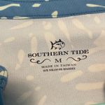 Southern Tide  Women's‎ Dress Blue Palm Print 3/4 Sleeve V-Neck Knit Medium Photo 3