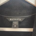 Athleta black recover cozy Sherpa snap front pullover fleece sweater xs Photo 4