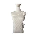 Billabong Only You One Shoulder Tank Off White Size Large NWT Photo 7