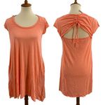 LA Made  Coral Short Sleeve Dress Back Detail Large New Photo 1
