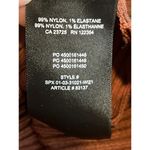 Babaton  x Aritizia Chocolate Brown Ribbed Shirt with Open Tie Back Small Photo 5