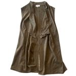 Mud Pie  Women’s Isabelle Suede Vest Sz M/L Photo 1