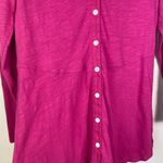 Soft Surroundings Tunic Pamplona 100% Cotton Heather Fuchsia Pink Size XS Photo 5
