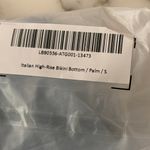 Quince NWT Italian High Rise Palm Green Bikini Bottom Swimwear Sz S 🌴 Photo 6