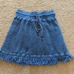 cotton natural Blue cotton cover up skirt Photo 0