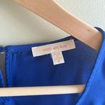 Skies Are Blue SKIES ARE BLUES SLEEVELESS SHIRT WOMENS SIZE S BLUE PEPLUM LACE LIGHTWEIGHT TOP Photo 1