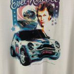 Vintage 2003 Evel Knievel White Mini Cooper Oversized Short Sleeve Graphic Tee Size XXL Photo 4