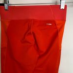 Adidas WOW Leggings Orange Red Coral Climalite Sz Small Photo 6