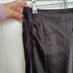 Banana Republic  Zandra 100% Silk Black Party Festive Midi Skirt, Size Small, EUC Photo 6