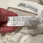 ZARA White midi wrap skirt and crop top set. size small Photo 6