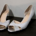 I. Miller 4/$25  Silver Peep Toe Heels size 7 Photo 0