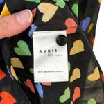 Akris  Sleeveless Rainbow Heart-Print Blouse 6 Photo 4