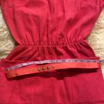 Fashioned By Lampl Vintage Short Sleeve Pink Midi Dress Ribbed Pockets EUC Sz M Size M Photo 12