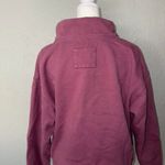 Girlfriend Collective NWOT  Tulipwood Half-Zip Sweatshirt Dusty Mauve Size Large Photo 2