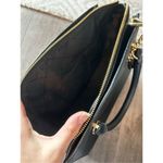 Michael Kors  Ellis Satchel Leather Black Crossbody Belt Photo 3