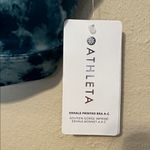 Athleta NWT  Exhale Printed Bra A-C Size Medium Photo 3