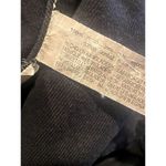 ZARA  Relaxed Fit Straight Leg High Rise Raw Hem Jeans Pockets M Black #3193 Photo 7