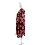 Show Me Your Mumu Perveen Pirate Tunic Large Boho Floral Bell Sleeve Burgundy Photo 4