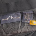 Andrea Viccaro Vintage Womens Suit Set 14 Professional Office Career Formal Black Photo 7