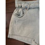 Vanilla Star Jeans Vanilla Star Mom Denim Jean Shorts Paper bag Waist‎ Light Wash Size 14W Photo 5