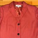 Le Suit  Women's Burnt Orange Blazer Sz 12 Photo 3