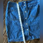 Gap Vintage Button Front Denim Skirt Size 12 Women’s Photo 1